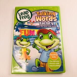 Leap Frog Talking Words Factory DVD Learn How Letters Build Words